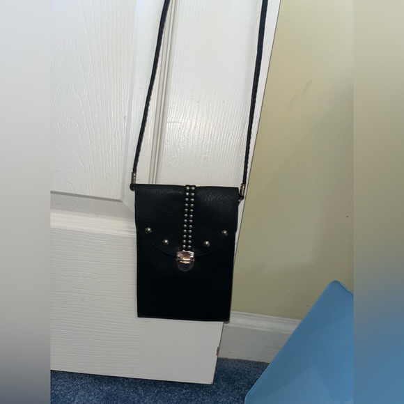 Cute Black Phone Holder / Purse- **NEVER USED** - Picture 6 of 16